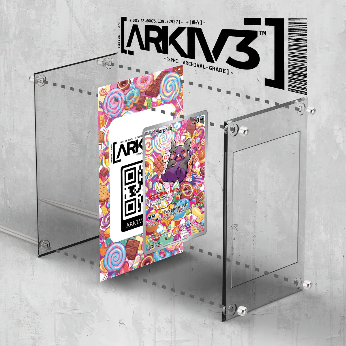 [UNIT: 206/182] // Morpeko Extended Art Display Case - Raw