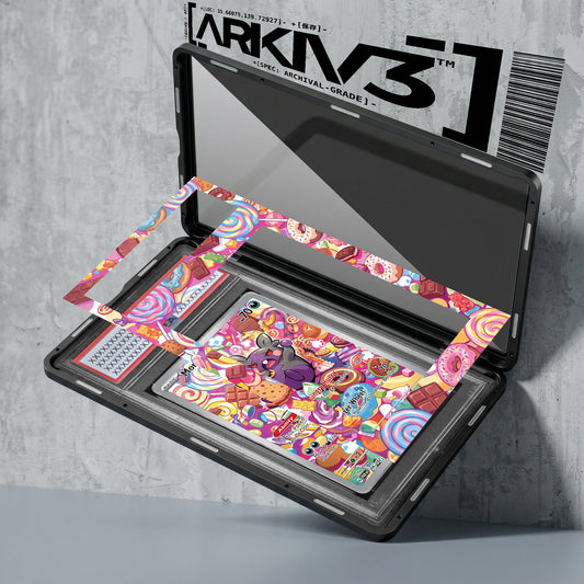 ARKIV3 PSA graded exploded mockup