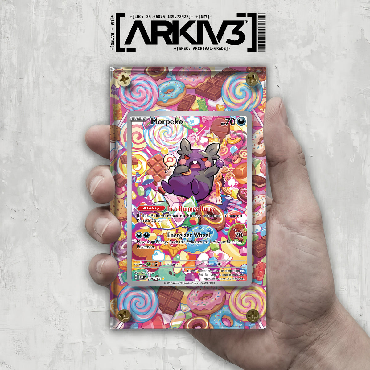 [UNIT: 206/182] // Morpeko Extended Art Display Case - Raw