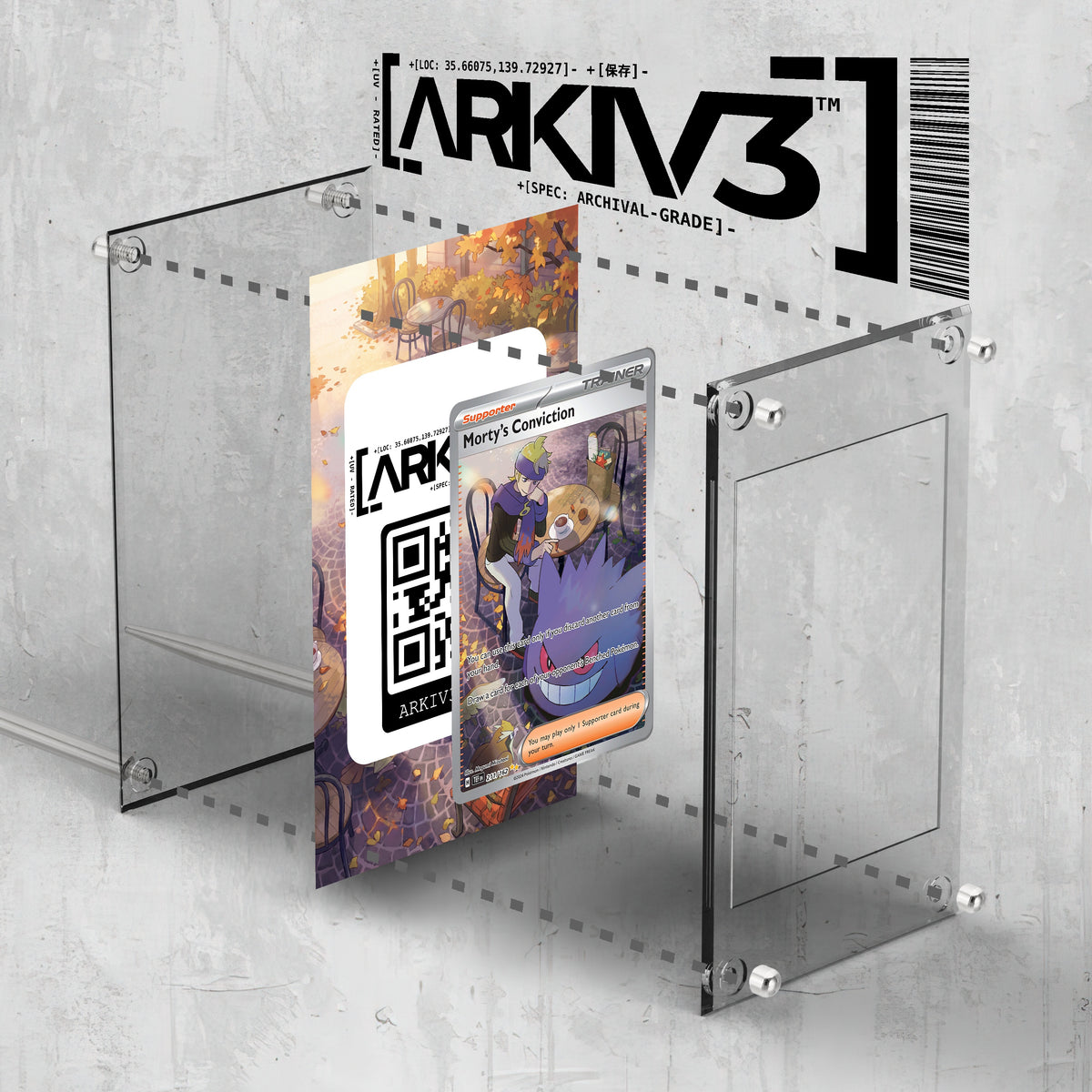 [UNIT: 211/162] // Morty's Conviction Extended Art Display Case - Raw