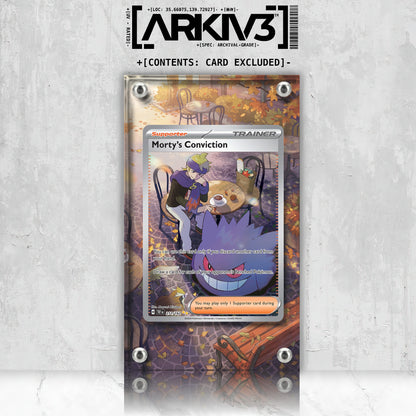 [UNIT: 211/162] // Morty's Conviction Extended Art Display Case - Raw