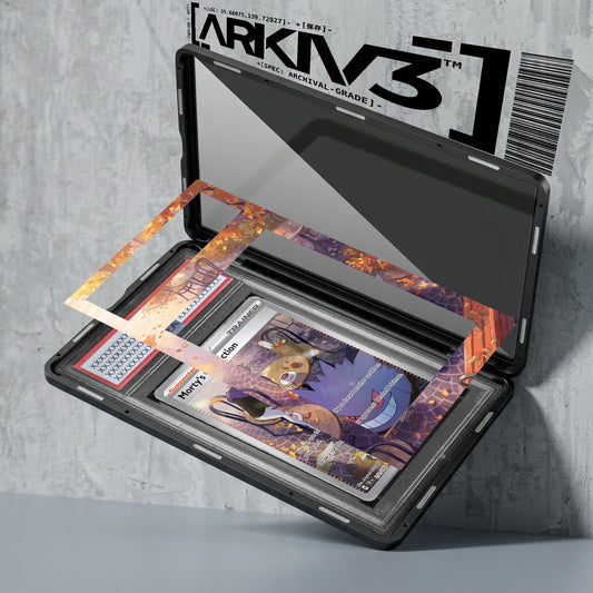 ARKIV3 PSA graded exploded mockup