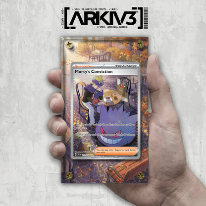 [UNIT: 211/162] // Morty's Conviction Extended Art Display Case - Raw