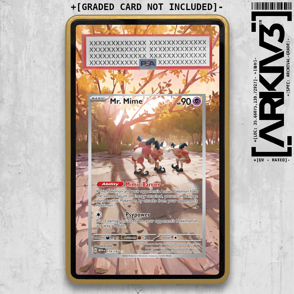 [UNIT: 179/165] // Mr. Mime Extended Art Display Case - Graded