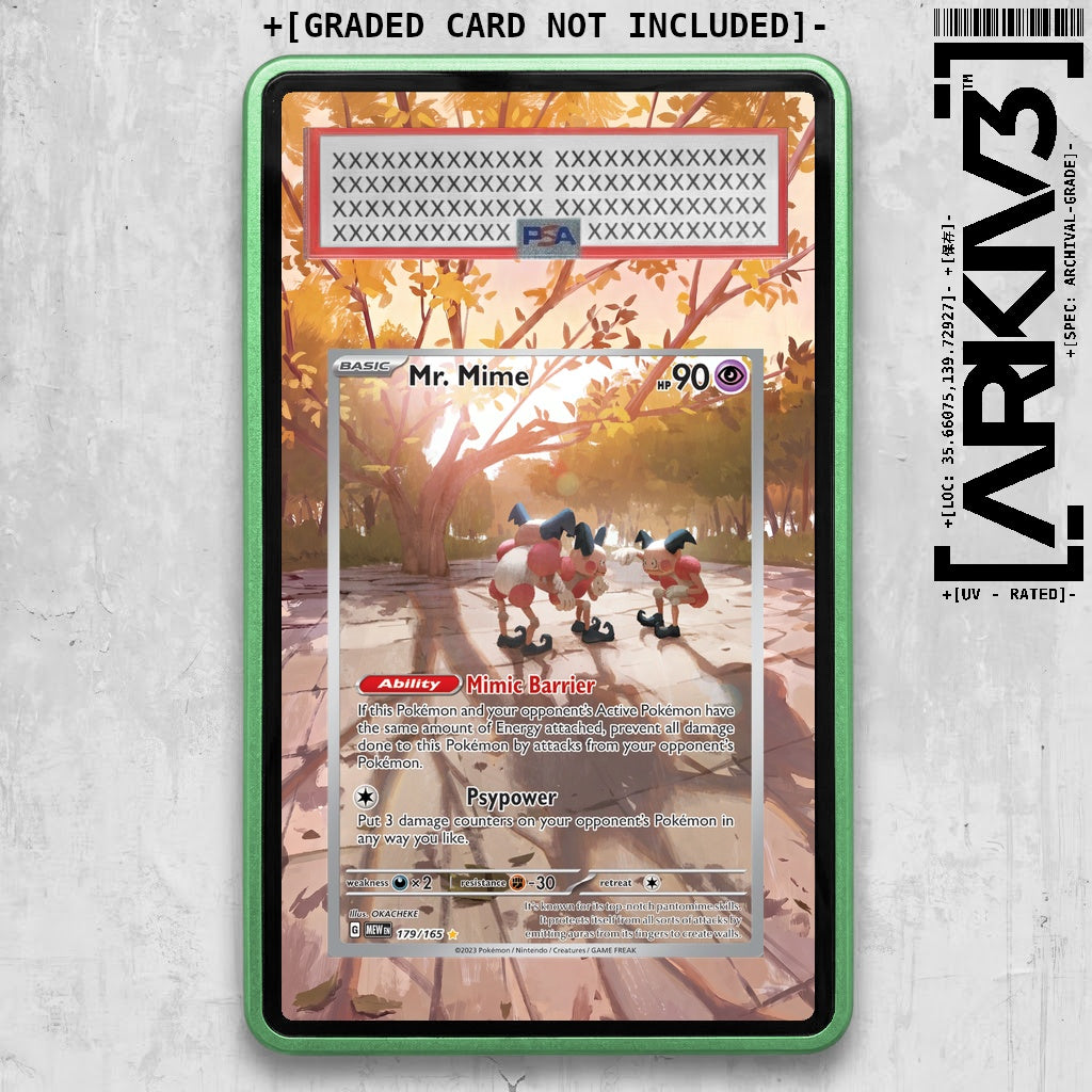 [UNIT: 179/165] // Mr. Mime Extended Art Display Case - Graded