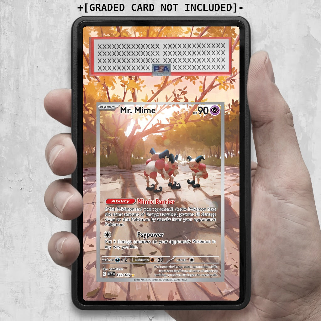 [UNIT: 179/165] // Mr. Mime Extended Art Display Case - Graded