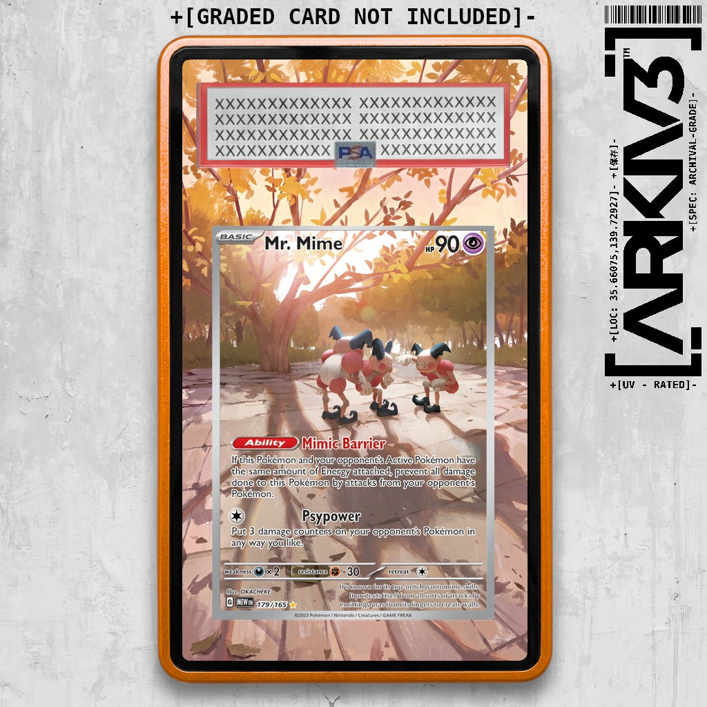 [UNIT: 179/165] // Mr. Mime Extended Art Display Case - Graded