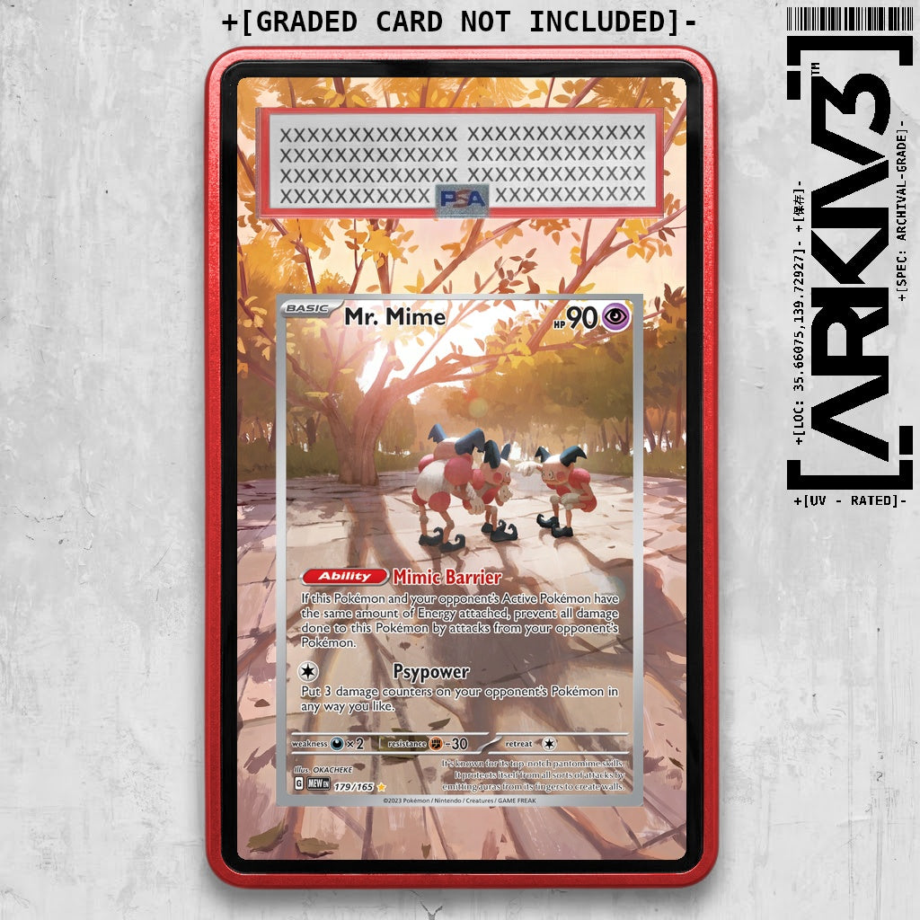 [UNIT: 179/165] // Mr. Mime Extended Art Display Case - Graded