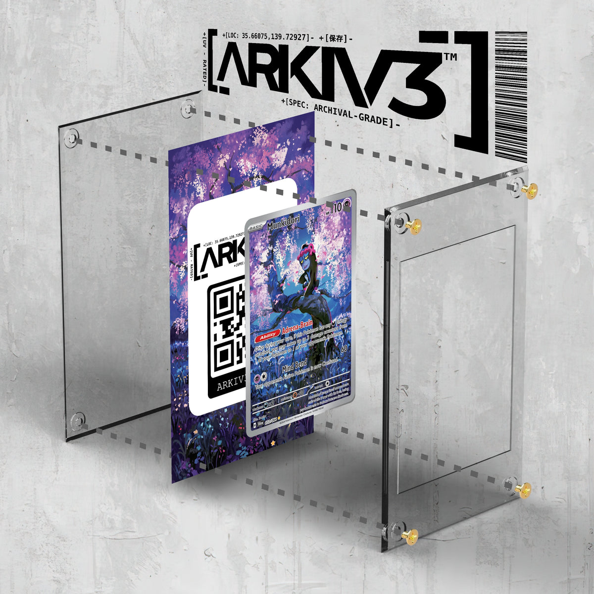 [UNIT: 72/64] // Munkidori Extended Art Display Case - Raw