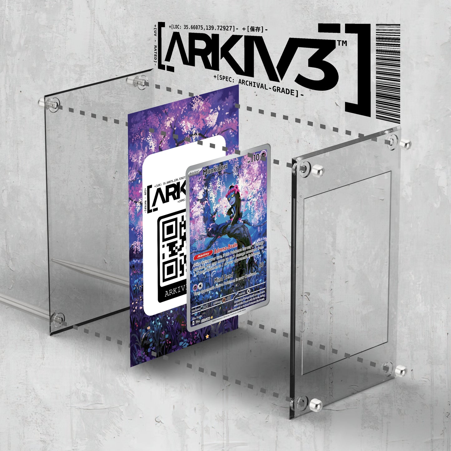 [UNIT: 72/64] // Munkidori Extended Art Display Case - Raw