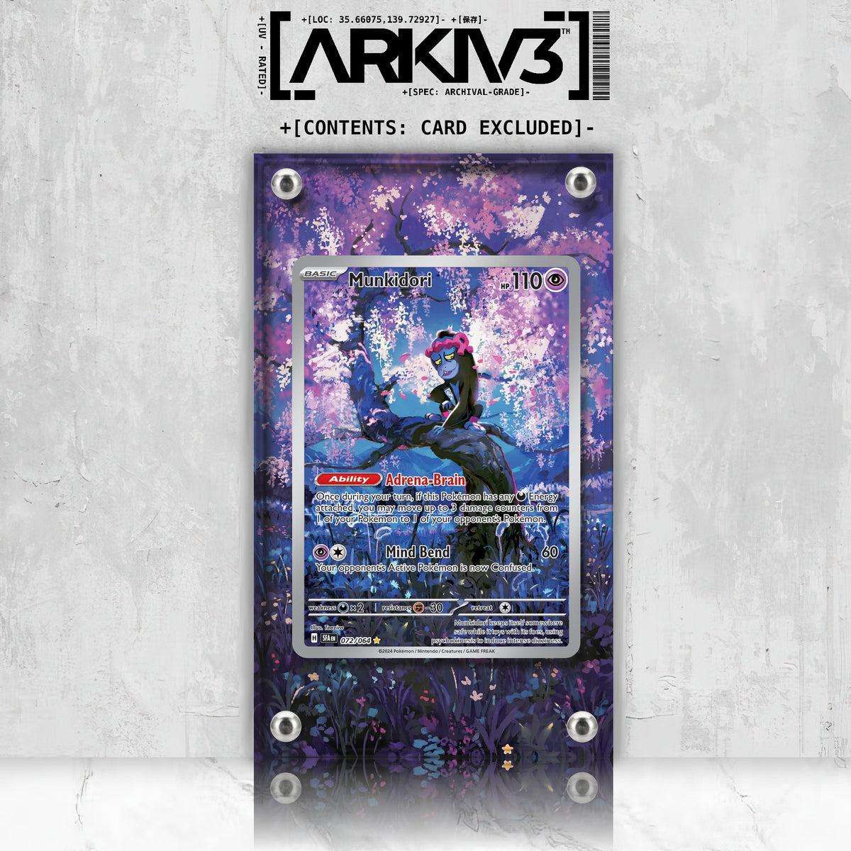 [UNIT: 72/64] // Munkidori Extended Art Display Case - Raw