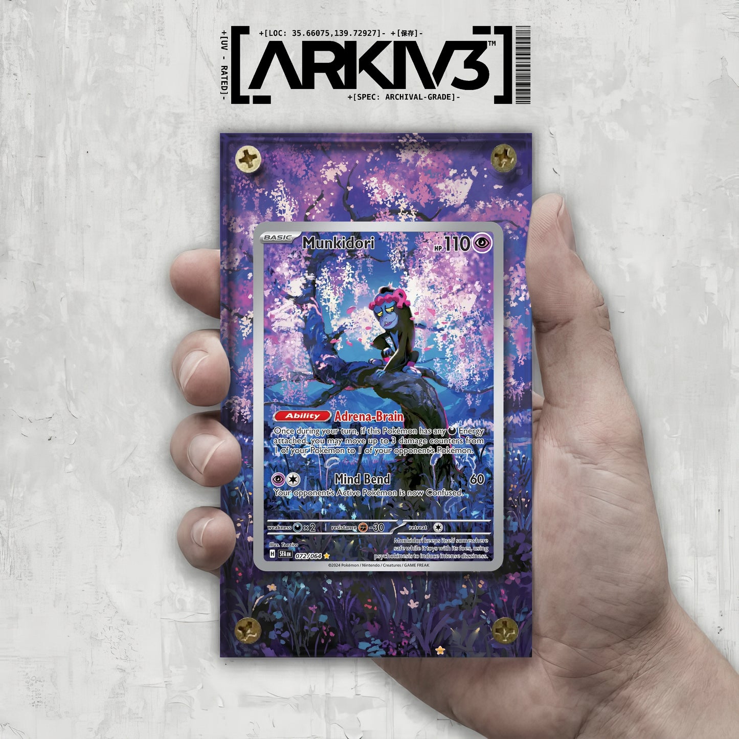 [UNIT: 72/64] // Munkidori Extended Art Display Case - Raw