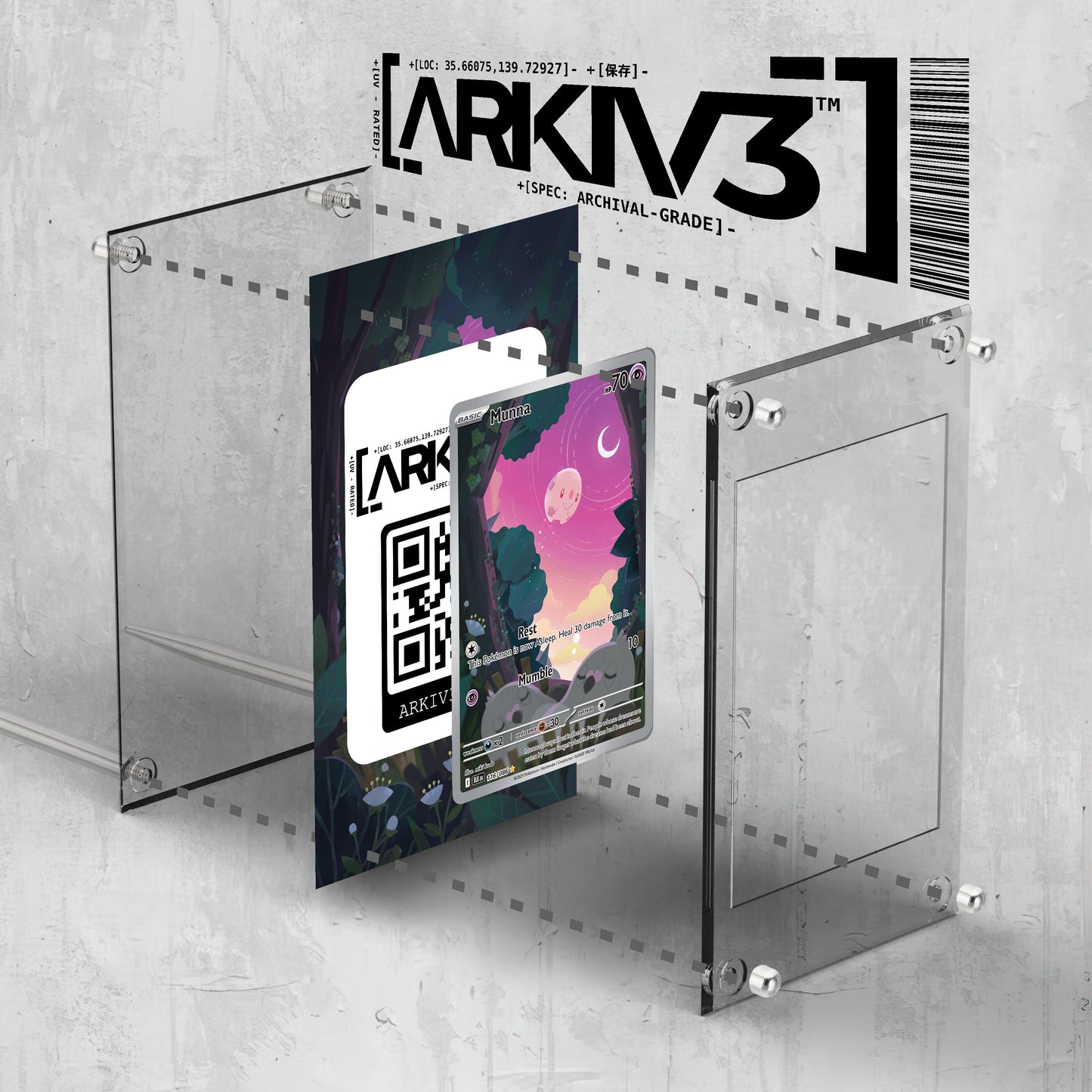 [UNIT: 116/86] // Munna Extended Art Display Case - Raw