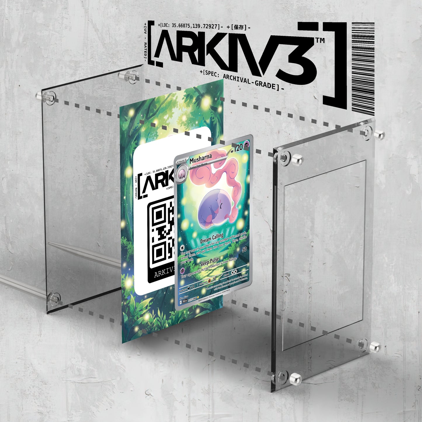 [UNIT: 117/86] // Musharna Extended Art Display Case - Raw