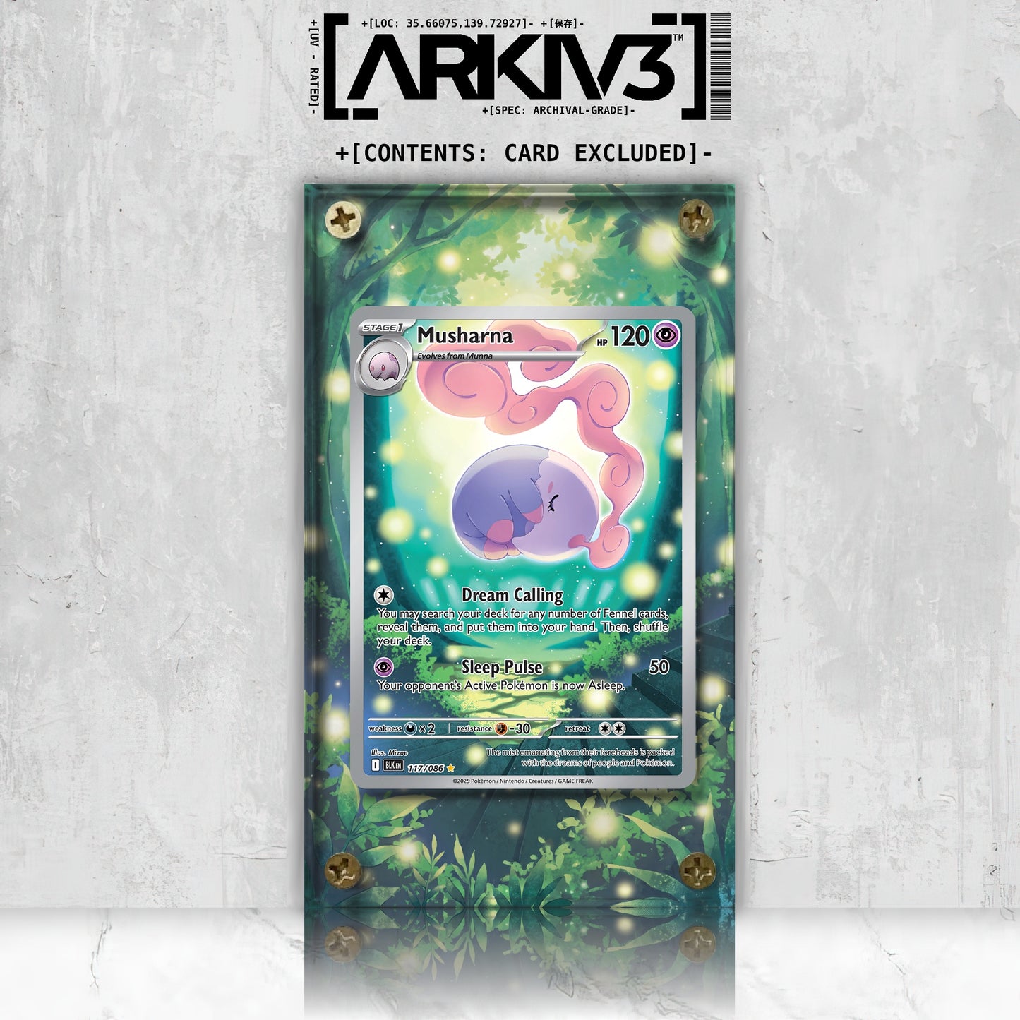 [UNIT: 117/86] // Musharna Extended Art Display Case - Raw