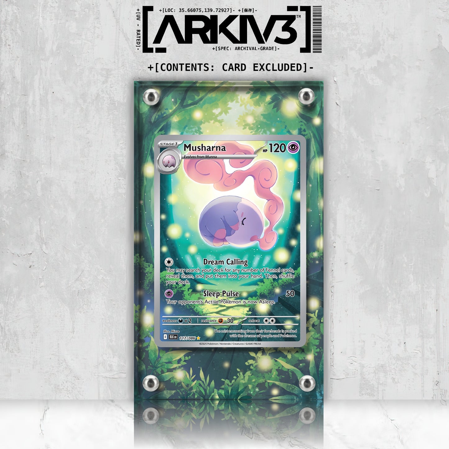 [UNIT: 117/86] // Musharna Extended Art Display Case - Raw