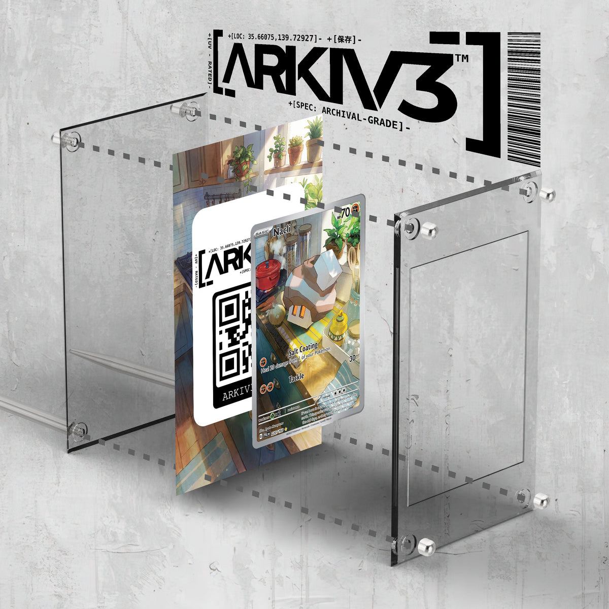 [UNIT: 220/193] // Nacli Extended Art Display Case - Raw