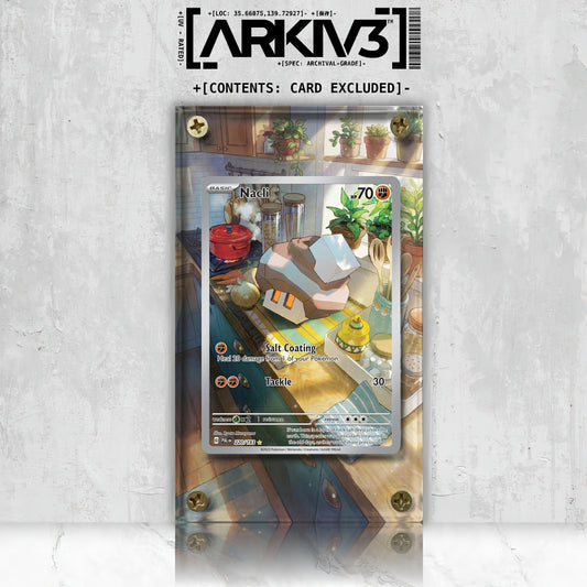 [UNIT: 220/193] // Nacli Extended Art Display Case - Raw