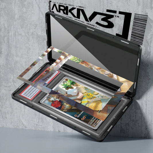 ARKIV3 PSA graded exploded mockup