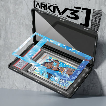 ARKIV3 PSA graded exploded mockup