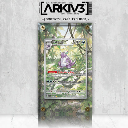 [UNIT: 174/165] // Nidoking Extended Art Display Case - Raw