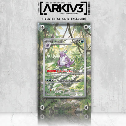 [UNIT: 174/165] // Nidoking Extended Art Display Case - Raw