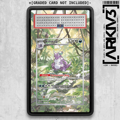 [UNIT: 174/165] // Nidoking Extended Art Display Case - Graded