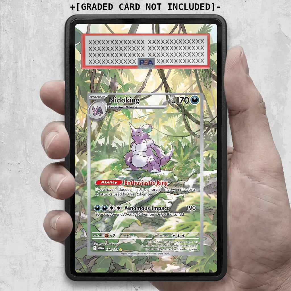 [UNIT: 174/165] // Nidoking Extended Art Display Case - Graded