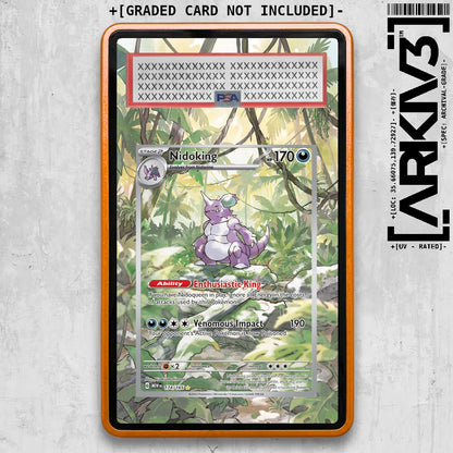 [UNIT: 174/165] // Nidoking Extended Art Display Case - Graded
