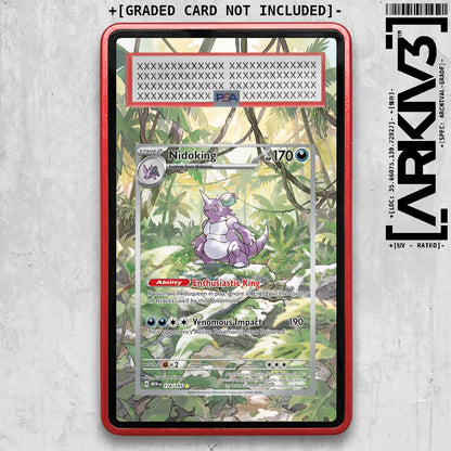 [UNIT: 174/165] // Nidoking Extended Art Display Case - Graded