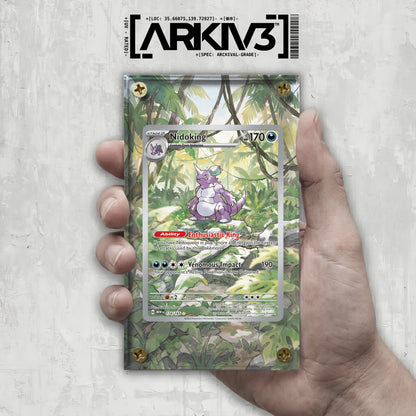 [UNIT: 174/165] // Nidoking Extended Art Display Case - Raw