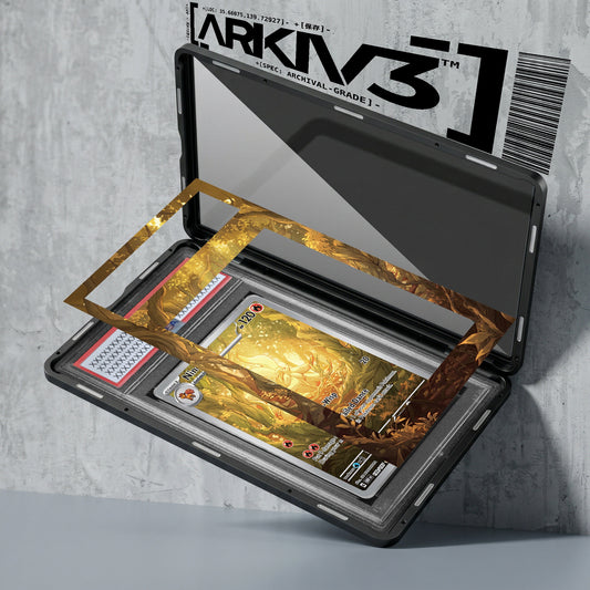 ARKIV3 PSA graded exploded mockup