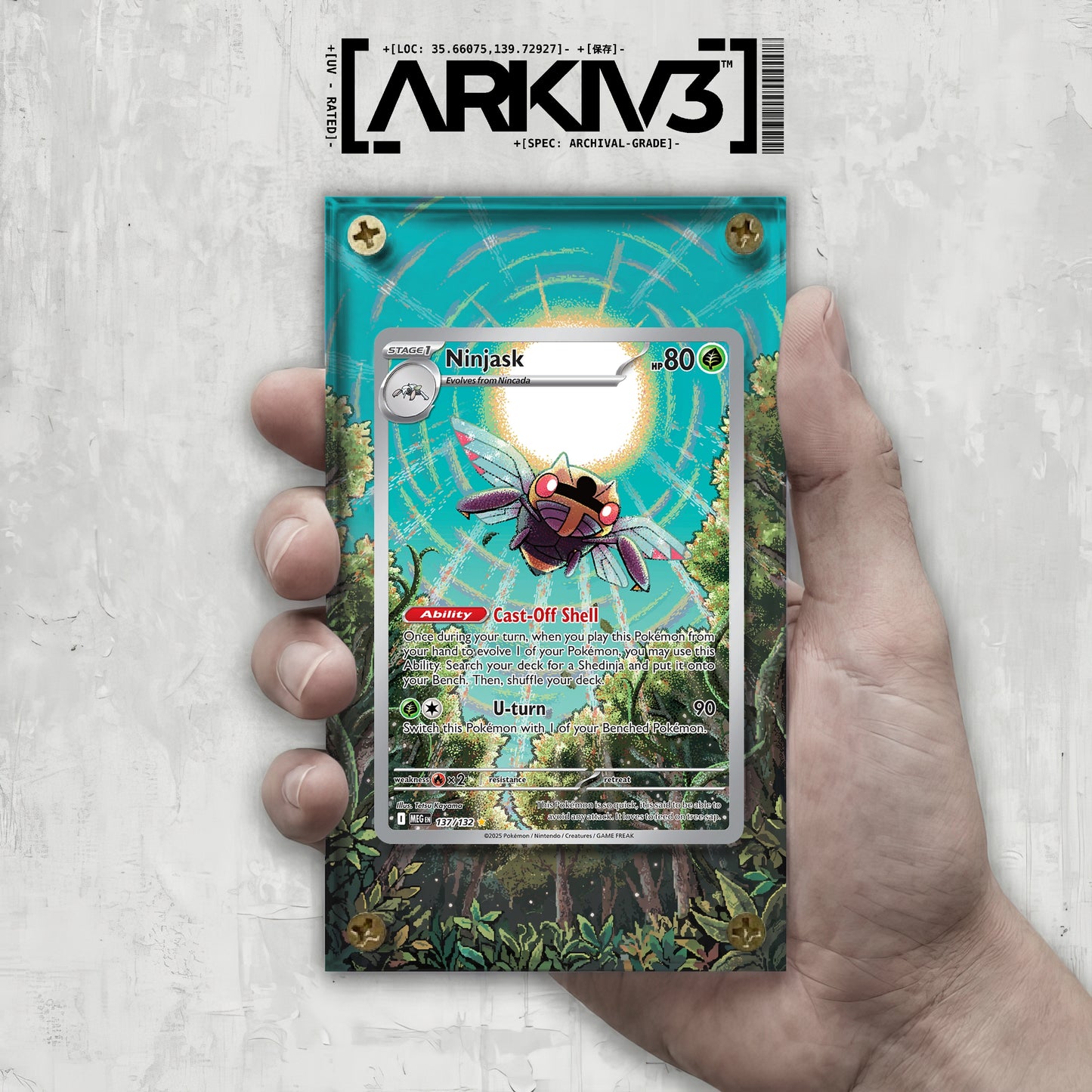 [UNIT: 137/132] // Ninjask Extended Art Display Case - Raw
