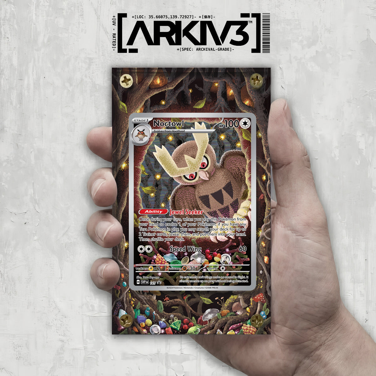 [UNIT: 141] // Noctowl Extended Art Display Case - Raw