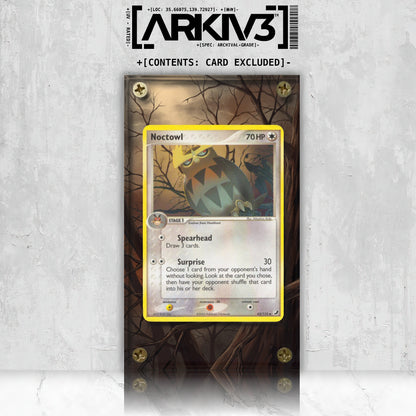 [UNIT: 43/115] // Noctowl Extended Art Display Case - Raw