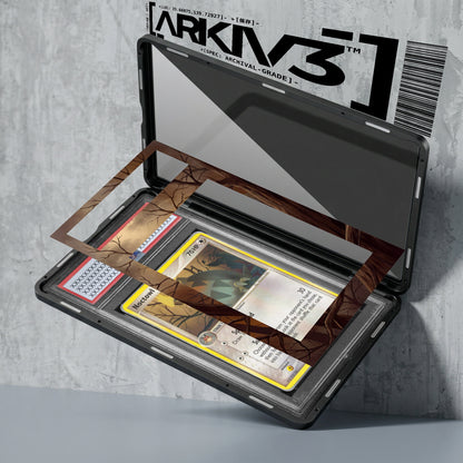 ARKIV3 PSA graded exploded mockup