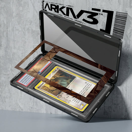 ARKIV3 PSA graded exploded mockup