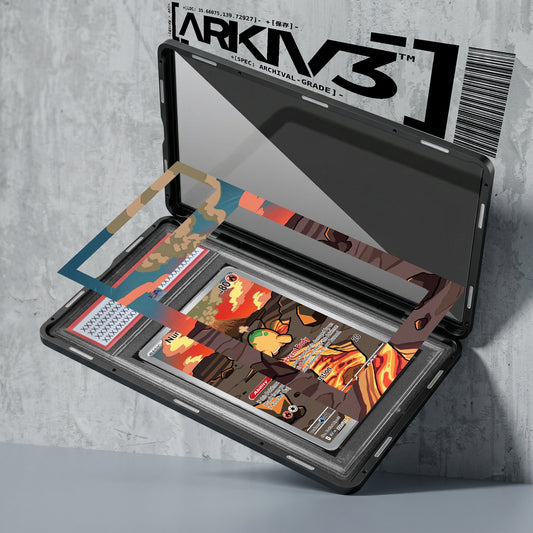 ARKIV3 PSA graded exploded mockup