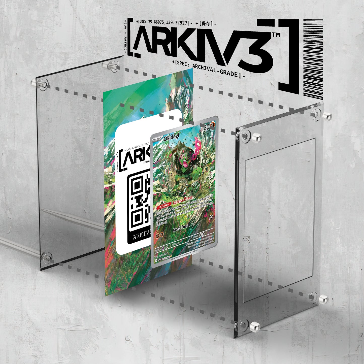 [UNIT: 74/64] // Okidogi Extended Art Display Case - Raw