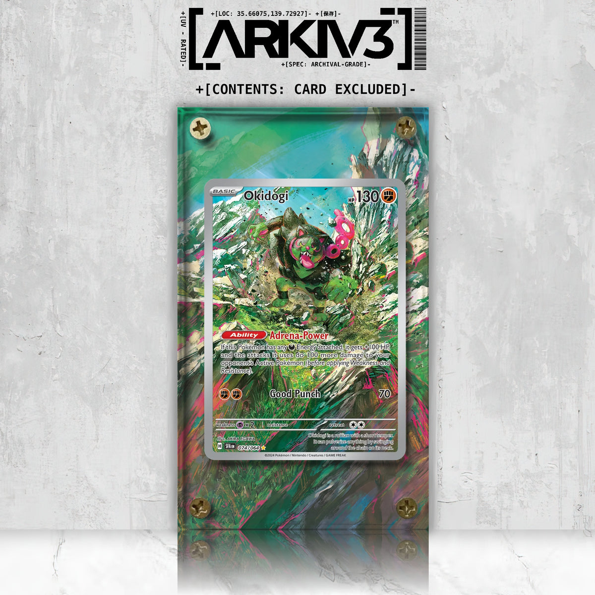 [UNIT: 74/64] // Okidogi Extended Art Display Case - Raw