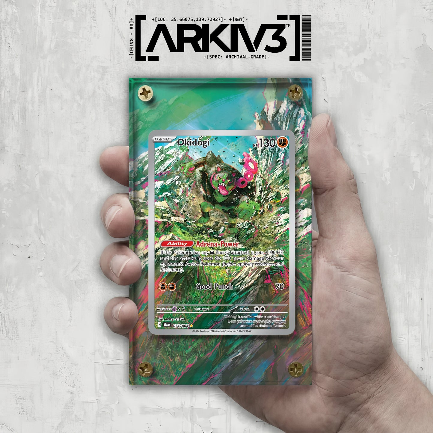 [UNIT: 74/64] // Okidogi Extended Art Display Case - Raw