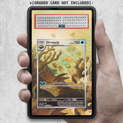 [UNIT: 180/165] // Omanyte Extended Art Display Case - Graded