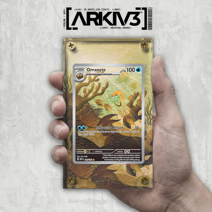 [UNIT: 180/165] // Omanyte Extended Art Display Case - Raw
