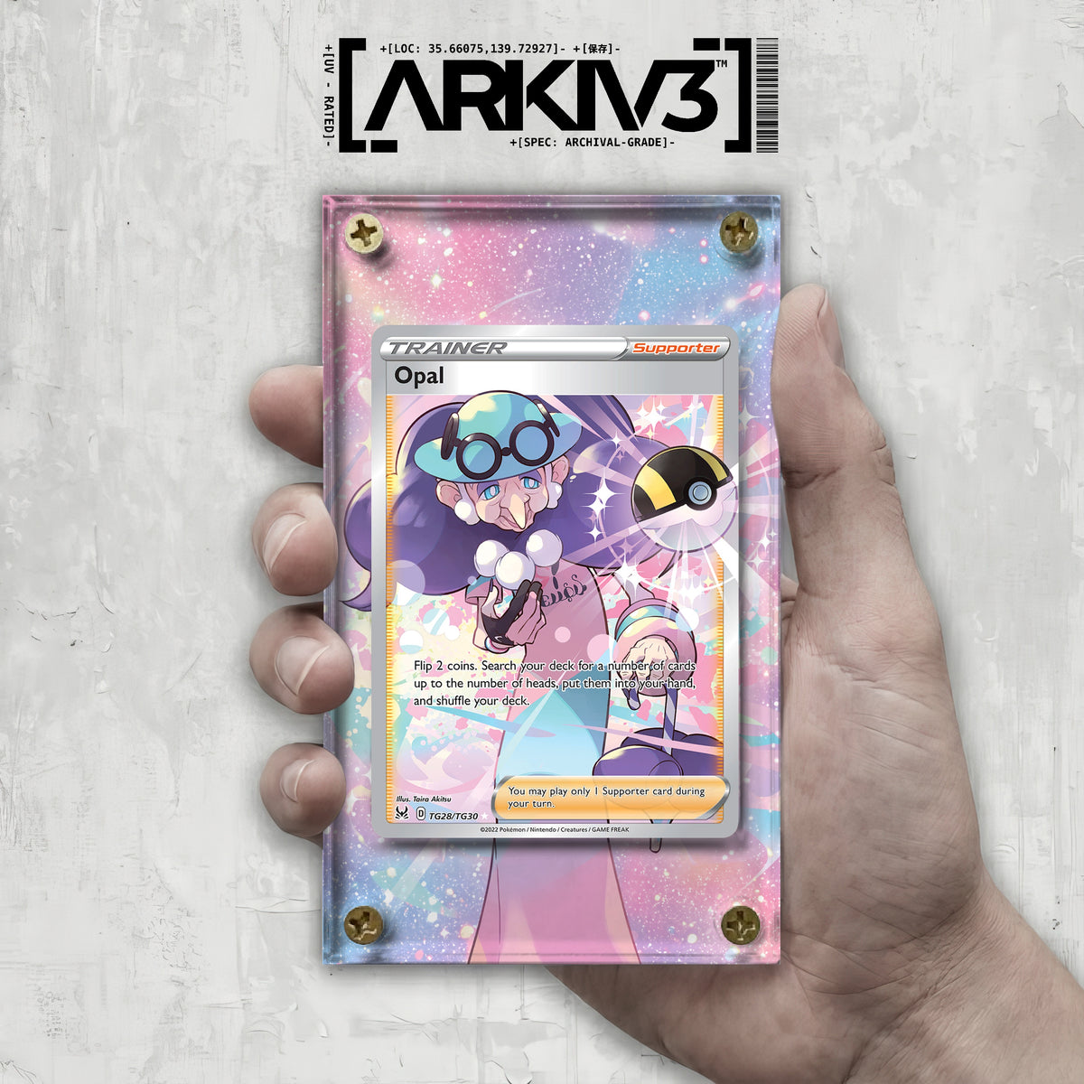 [UNIT: TG28/TG30] // Opal Extended Art Display Case - Raw