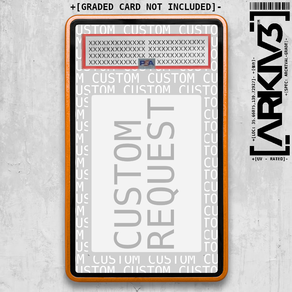 Custom Extended Art Display Case - Graded