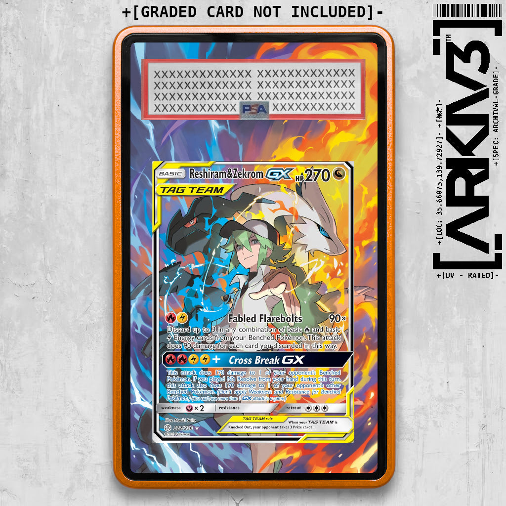 [UNIT: 222/236] // Reshiram & Zekrom GX Extended Art Display Case - Graded