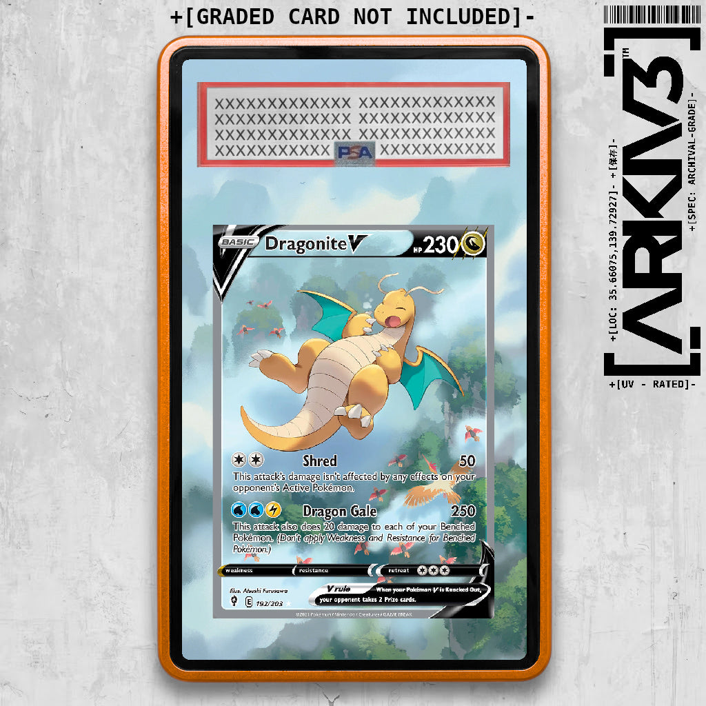 [UNIT: 192/203 // Dragonite V Extended Art Display Case - Graded