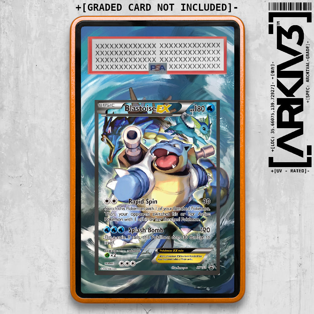 [UNIT: XY122] // Blastoise EX Extended Art Display Case - Graded