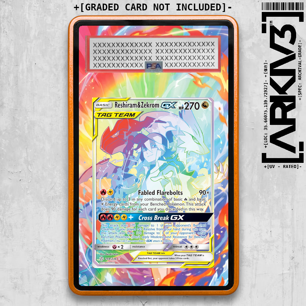 [UNIT: 259/236] // Reshiram & Zekrom GX Extended Art Display Case - Graded