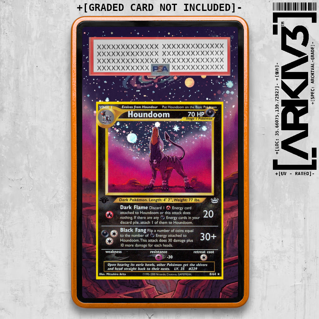 [UNIT: 8/64] // Houndoom Extended Art Display Case - Graded